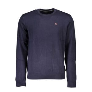 Napapijri Blue Cotton Men Men's Sweater